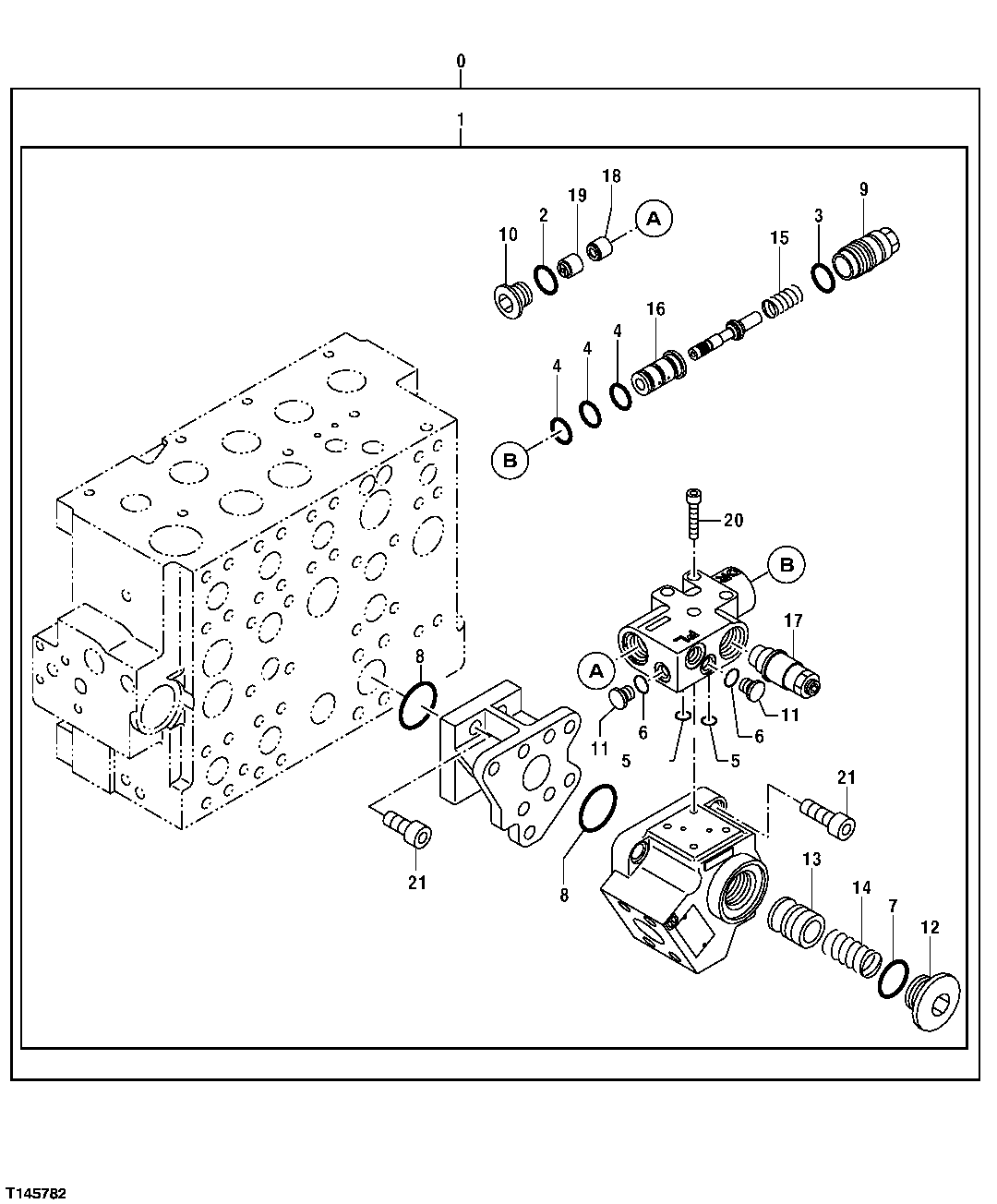 CONTROL VALVE COMPONENTS (ARM HEAD END LEAKAGE VALVE)