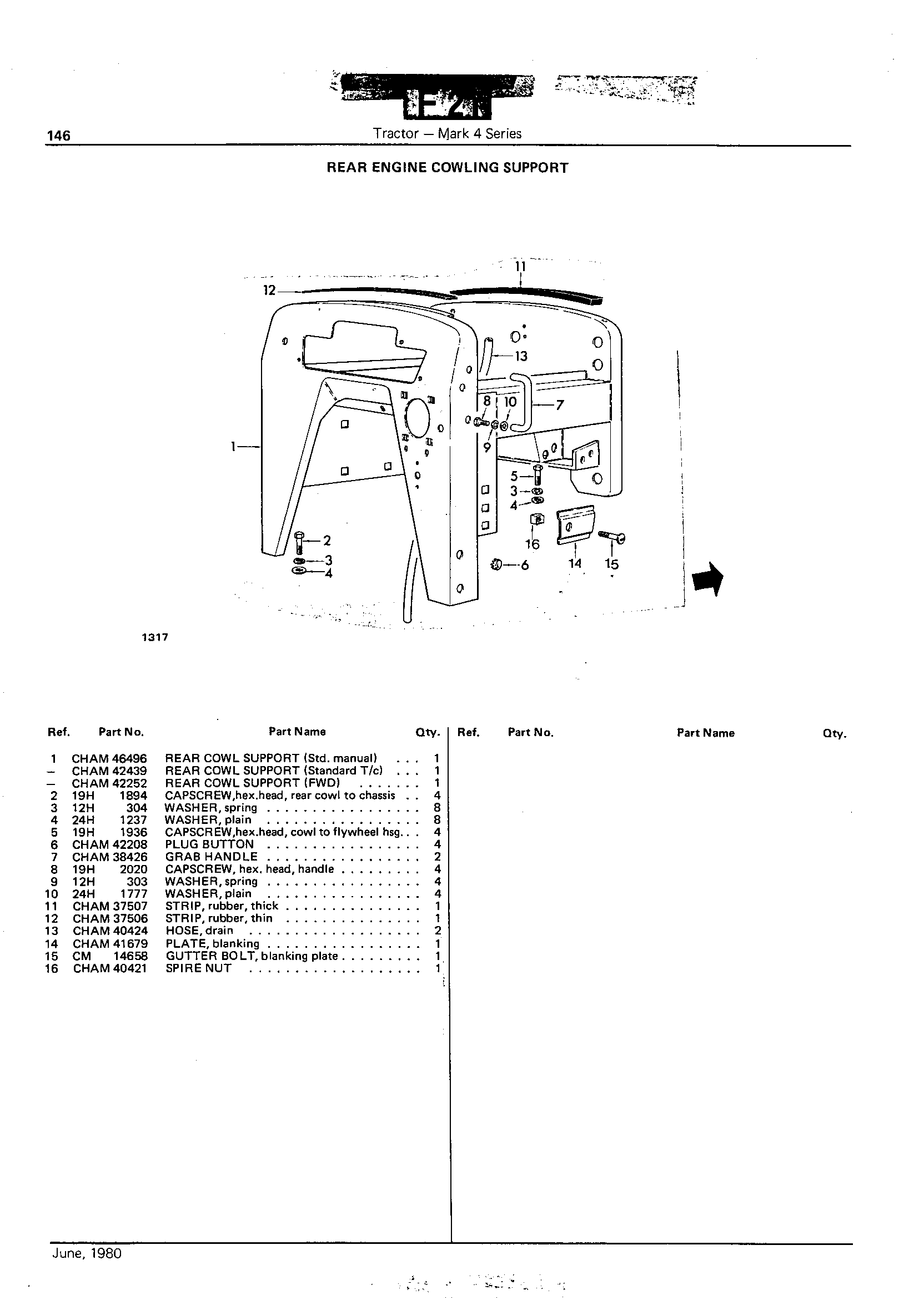 Rear Engine Cowling Support