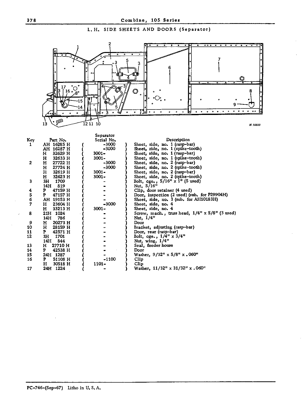Separator Sheets, Ladder, Inspection Doors, Braces, and Rear Hood (Continued)