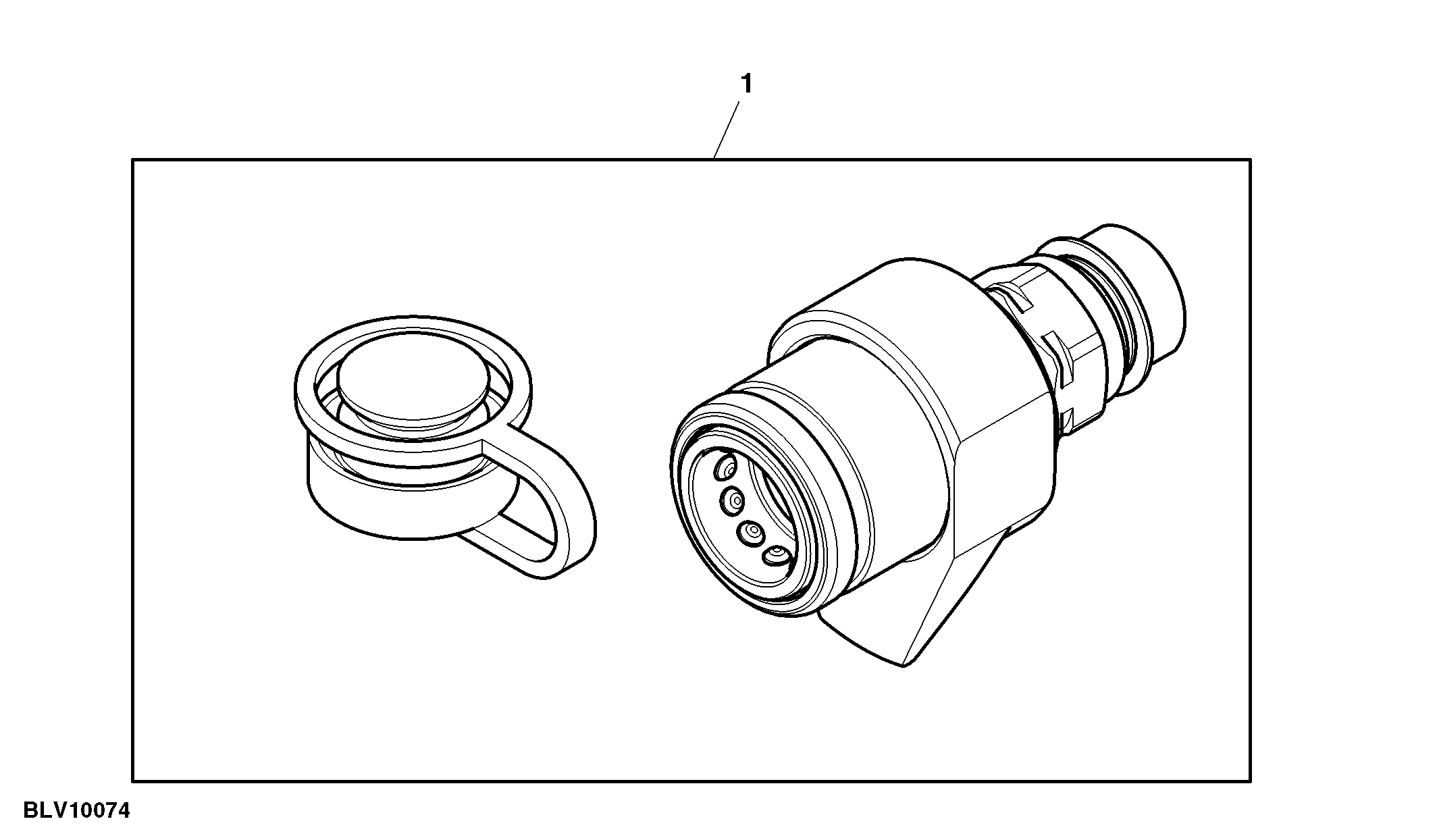 Quick Coupler, Mid-Mount, Attachment