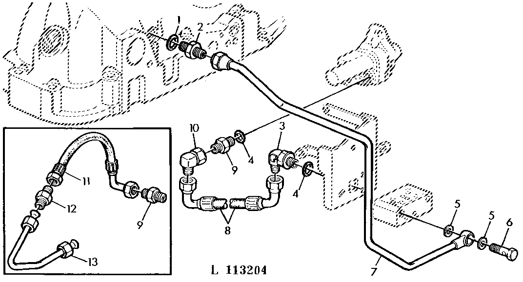 OIL LINES-SELECTIVE CONTROL VALVES (SPOOL TYPE) WITH SG2 CAB