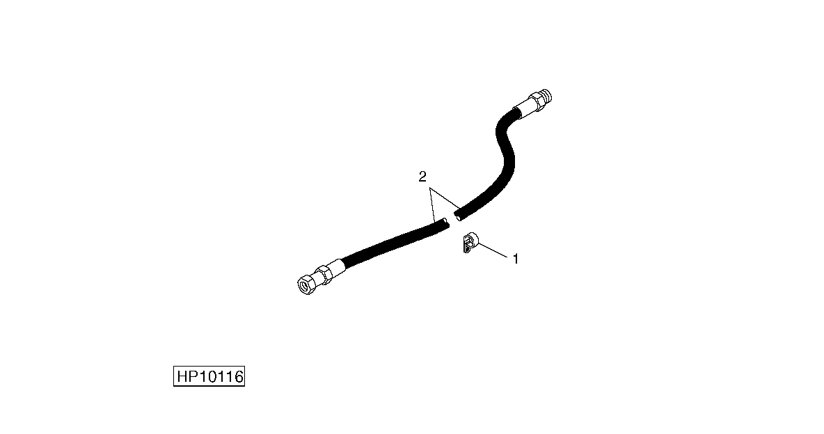 Feeder House Variable Drive Hydraulic Hose