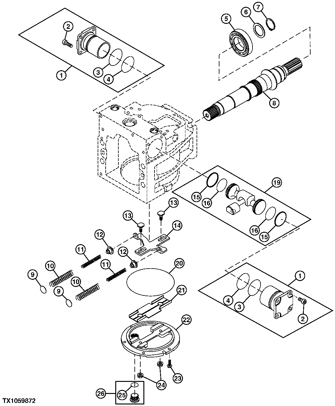 Hydrostatic Pump Limitation Control (Lefthand)