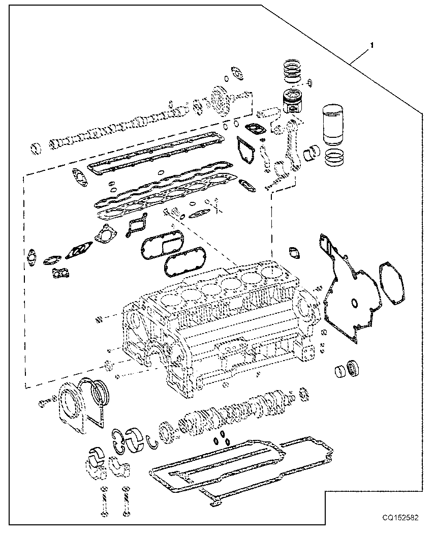 ENGINE OVERHAUL KIT - 8.1L ENGINE