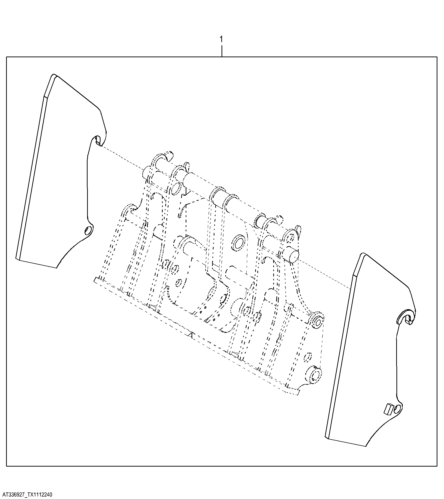 Coupler Bucket Bracket Kit