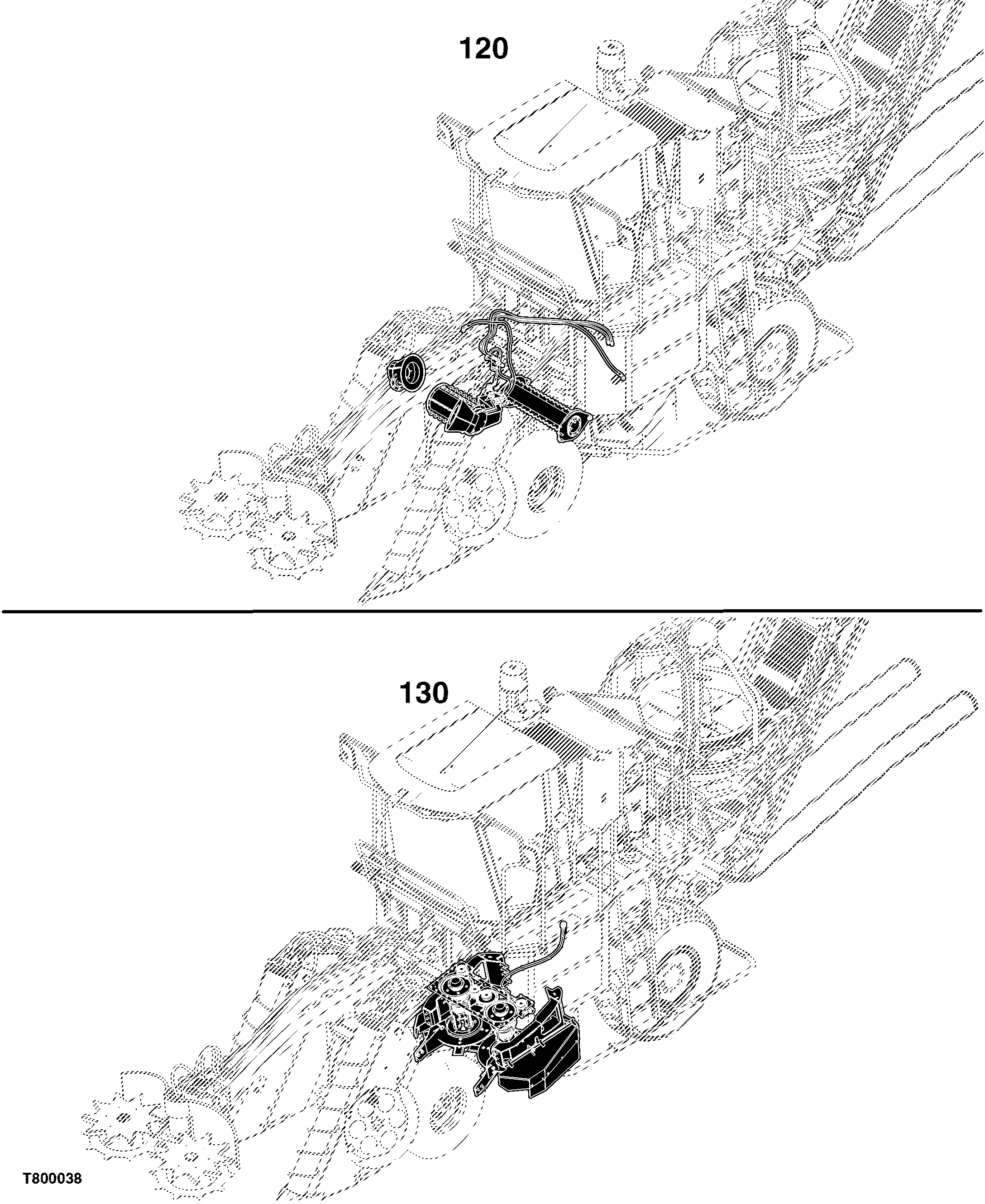 CH330 Sugarcane Harvester (Engine 6068HT802)(s.n. 200000- ) China Edition
