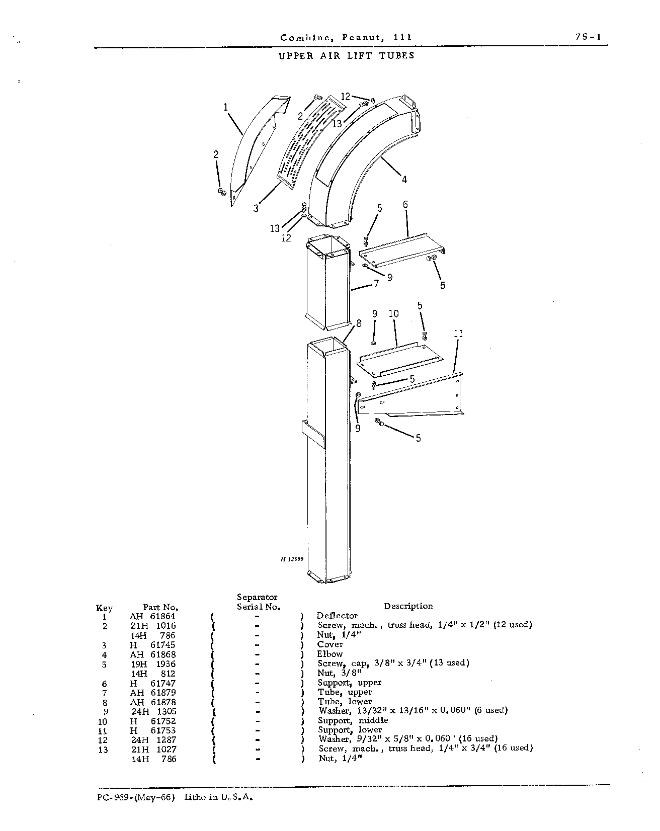 Air lift: Tubes, upper