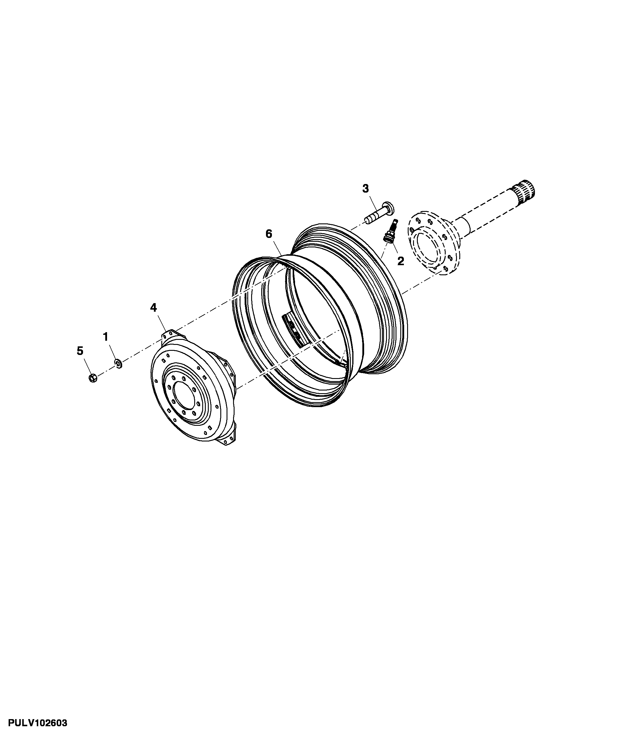 Steel Disk Rear Wheel (8-Position) (24 Inch Wheel)
