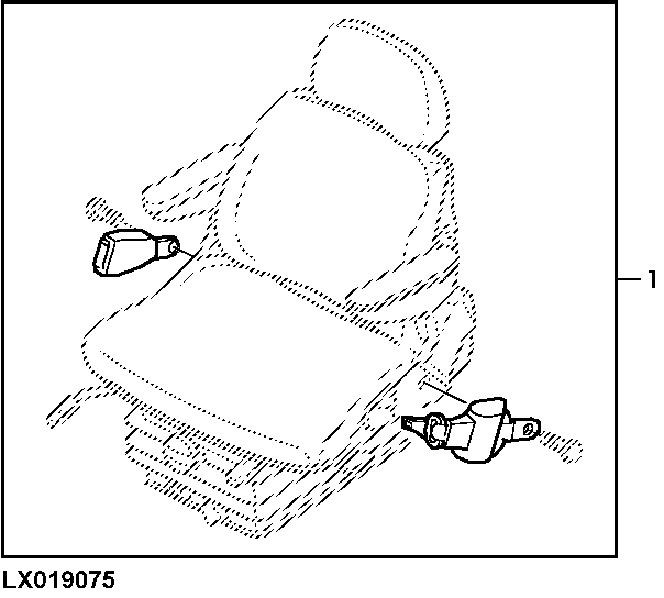 DELUXE AIR SEAT (SEAT BELT) (CAB)