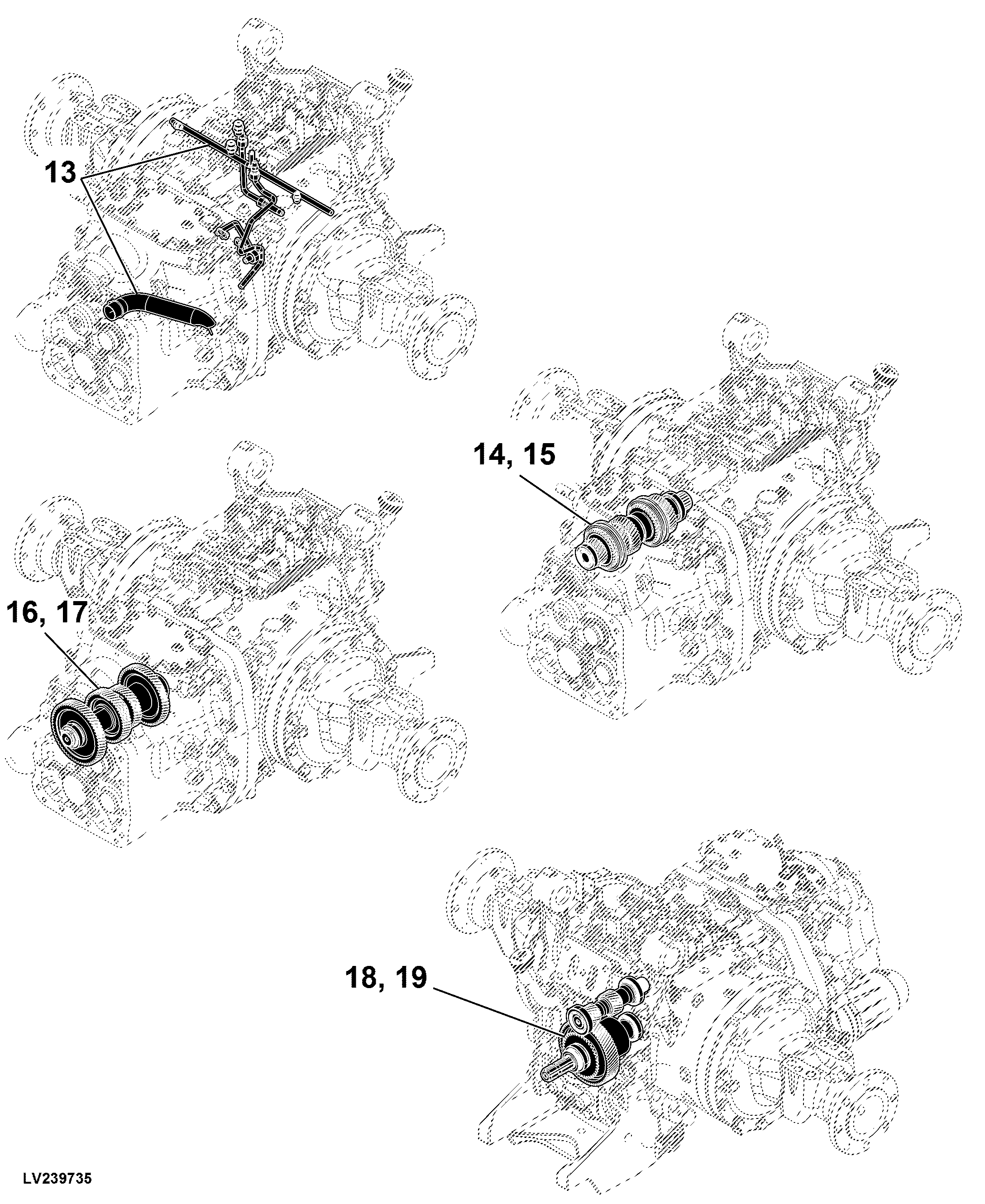 50 Power Train, SyncShuttle™(12X4) Transmission