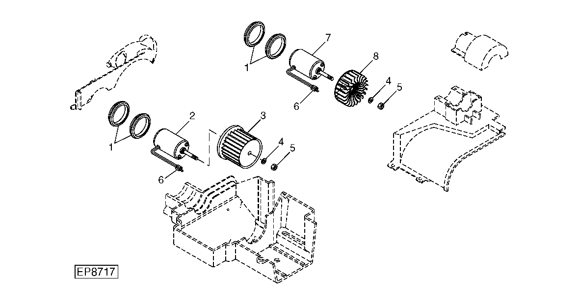 PRESSURIZER FAN AND AIR CONDITIONING / HEATER FAN