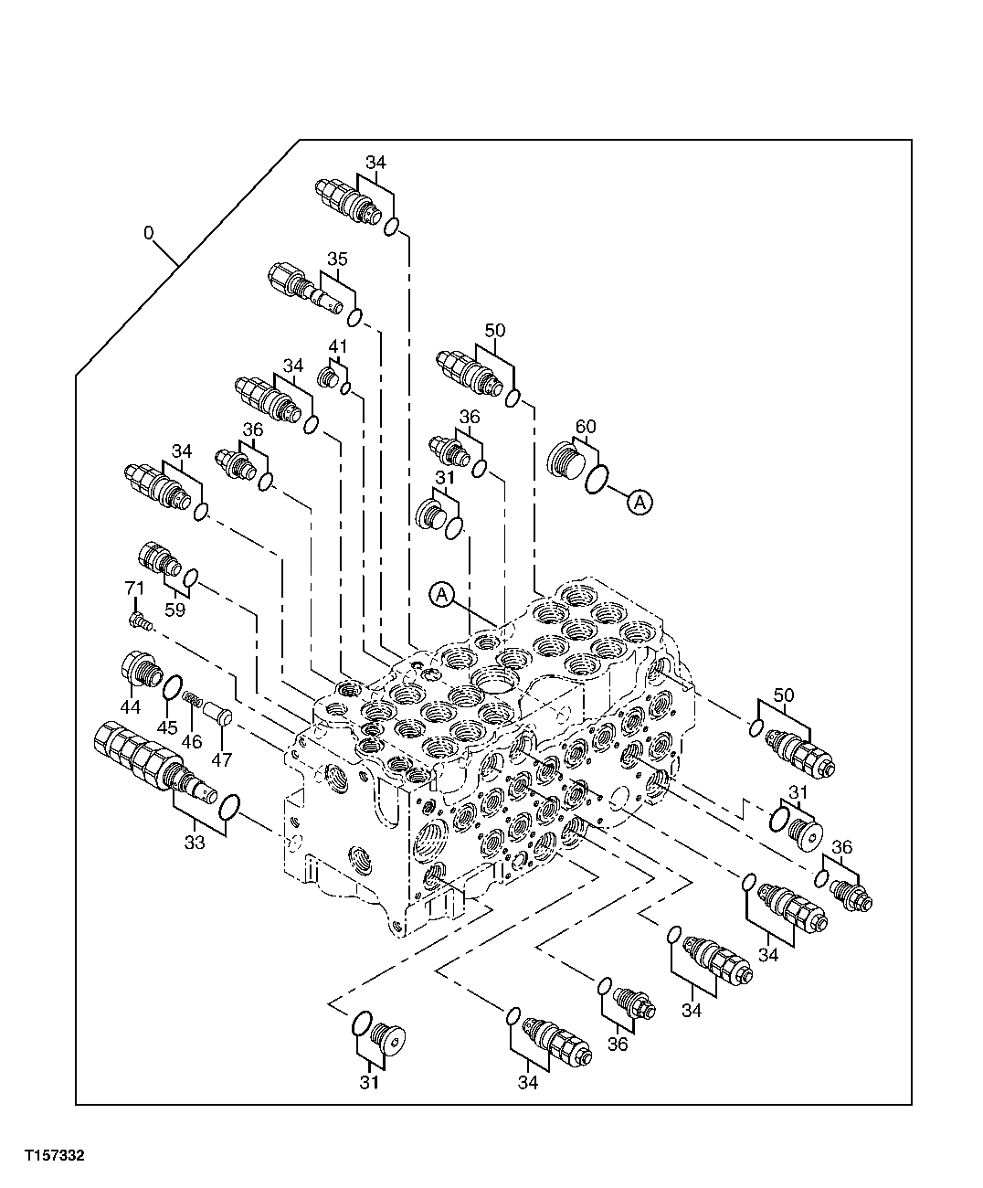 CONTROL VALVE (RELIEF VALVES) (OFFSET BOOM)