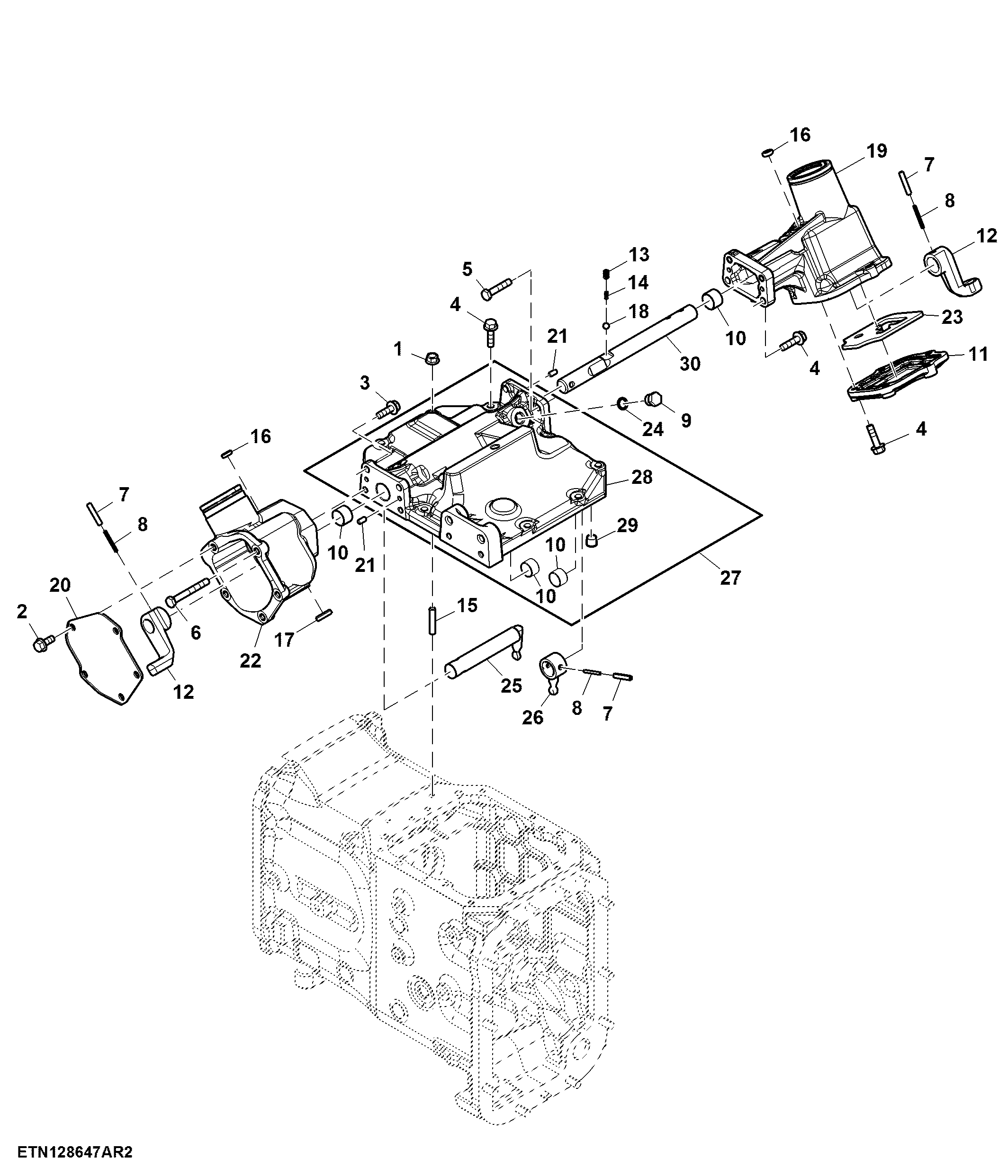 Shifter Case, Both Hand Control (011053 - )