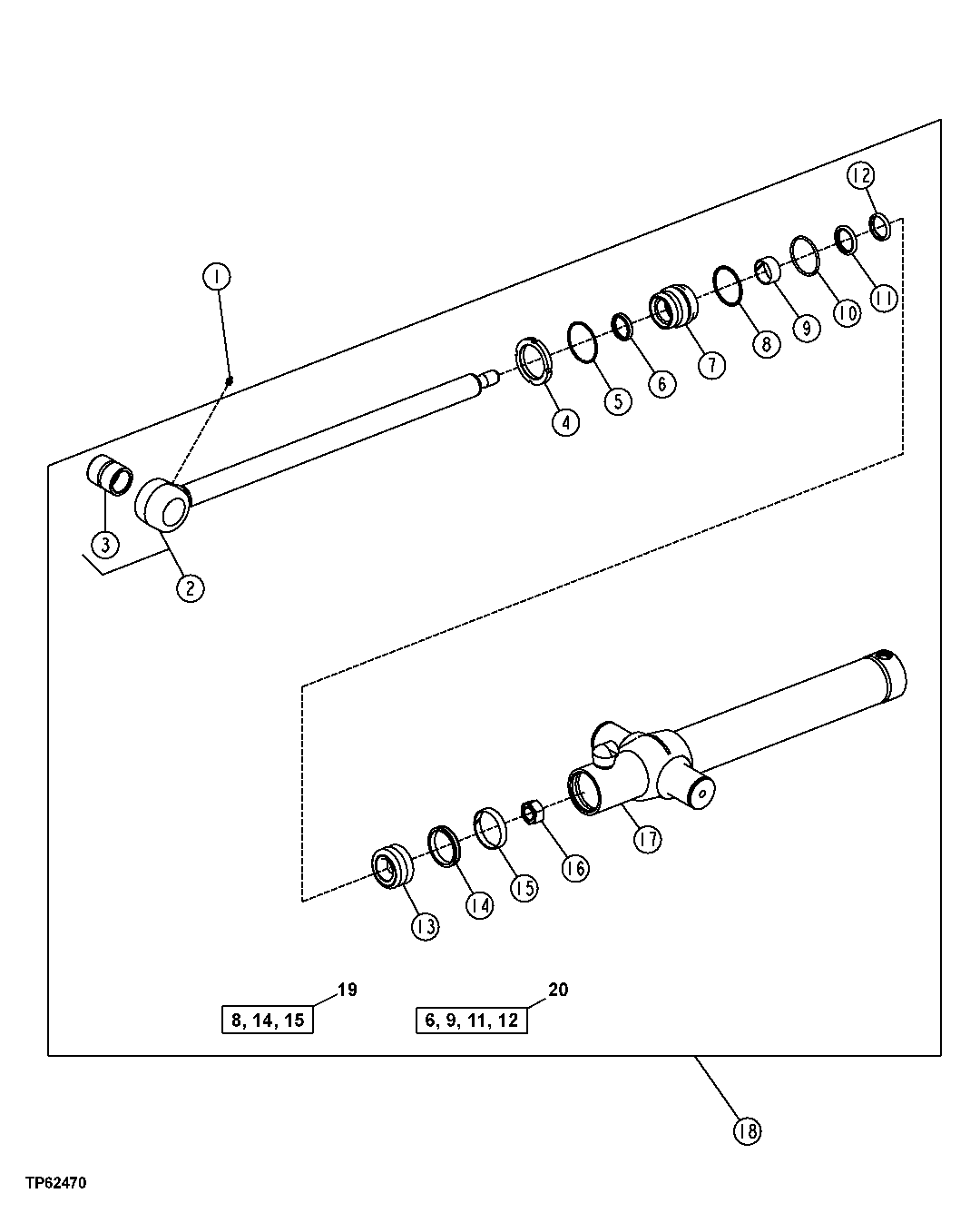 Loader Bucket Cylinder and Repair Kits ( - 941225)