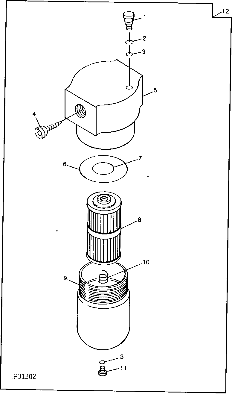POWERSHIFT TRANSMISSION FILTER (000307 - 000636)