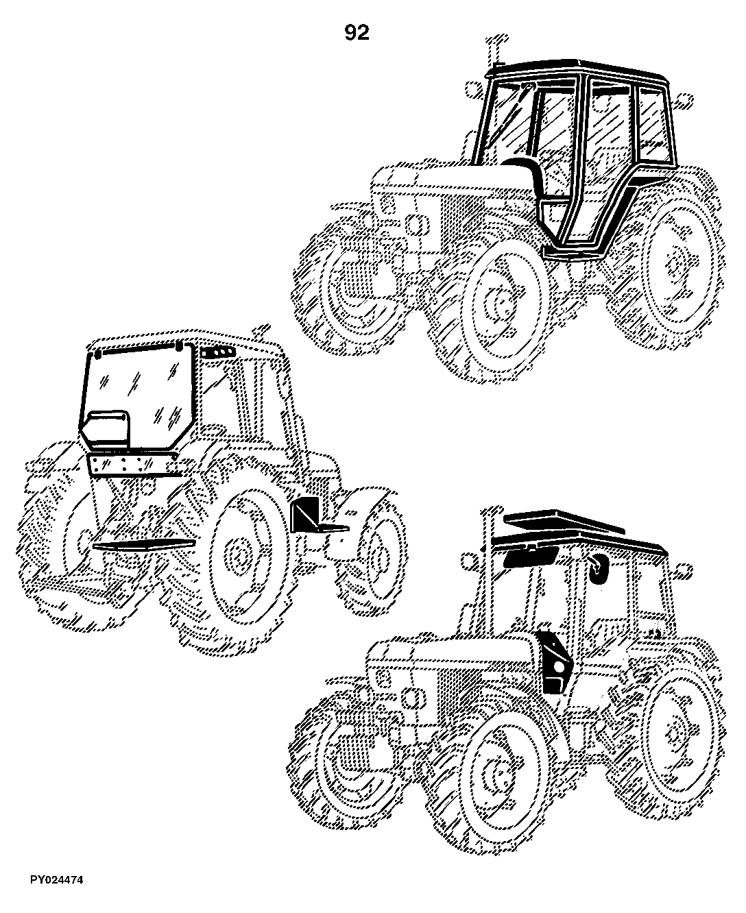 2650, 2650N, 2850 Tractors (Synchro-Transmission)(Europe Edition)