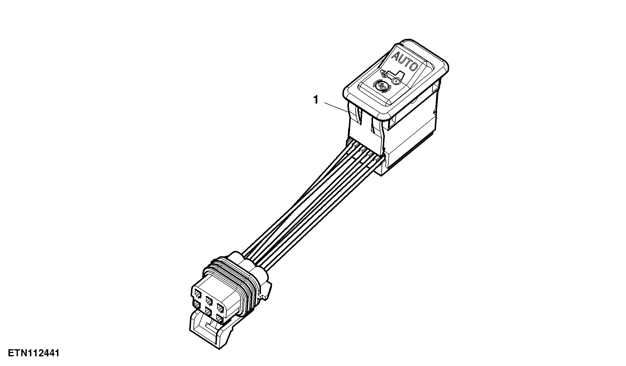 MFWD Switch, 3 Position, Cab