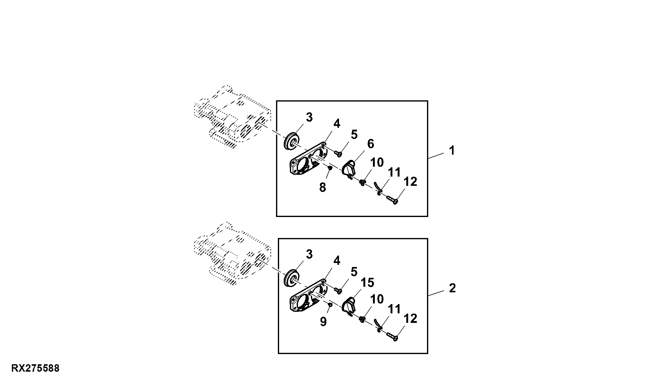 Cover, 1/2" Breakaway Coupler, SCV, Attachment