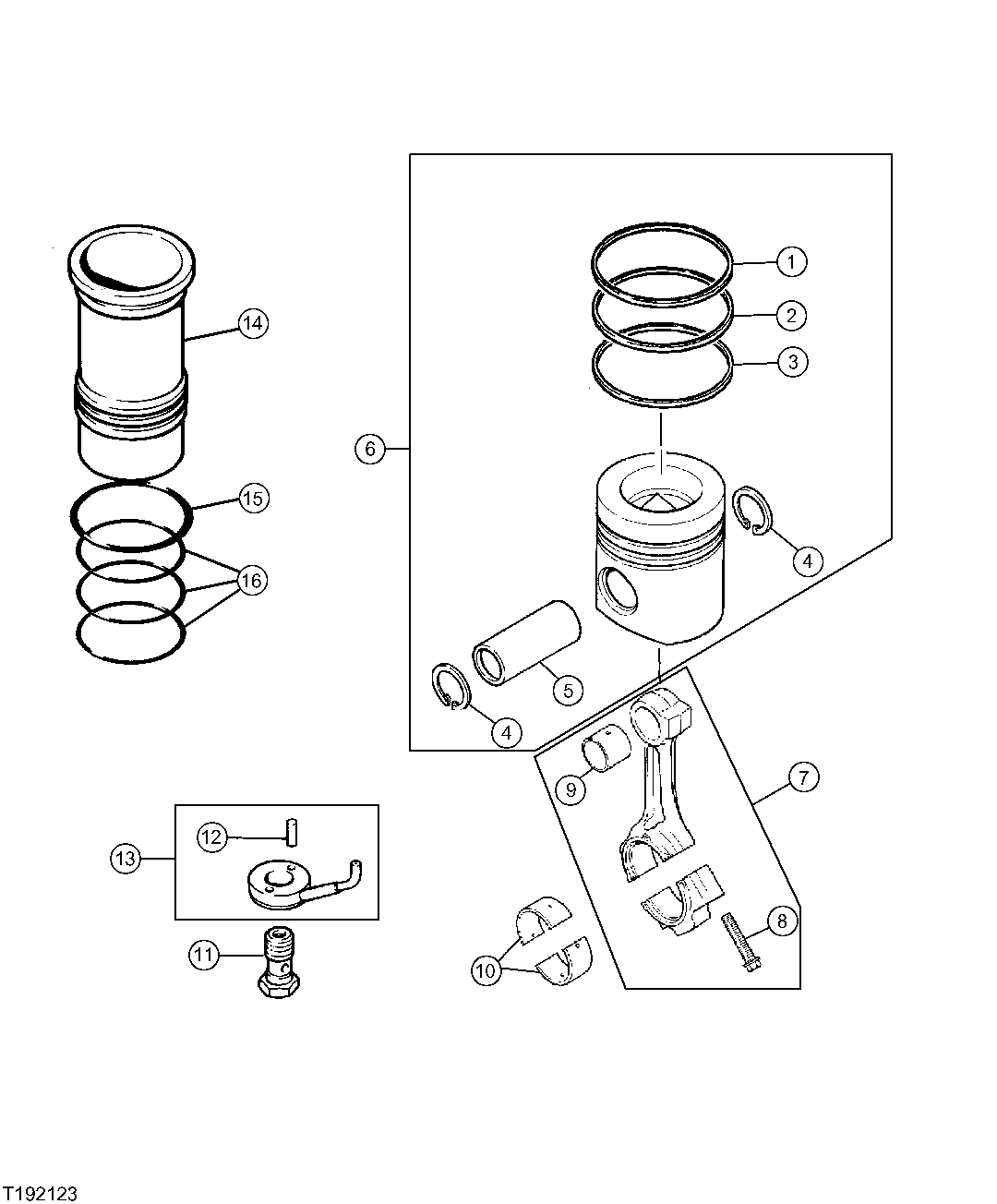 ENGINE PISTON, CYLINDER LINER, CONNECTING RODS AND BEARINGS