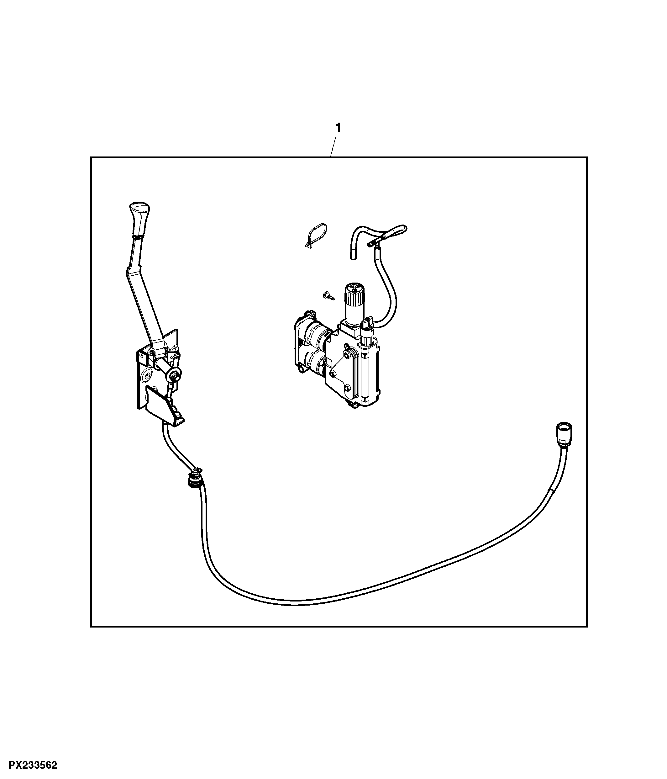 Attachment, Selective Control Valve, Control Linkage, 3A