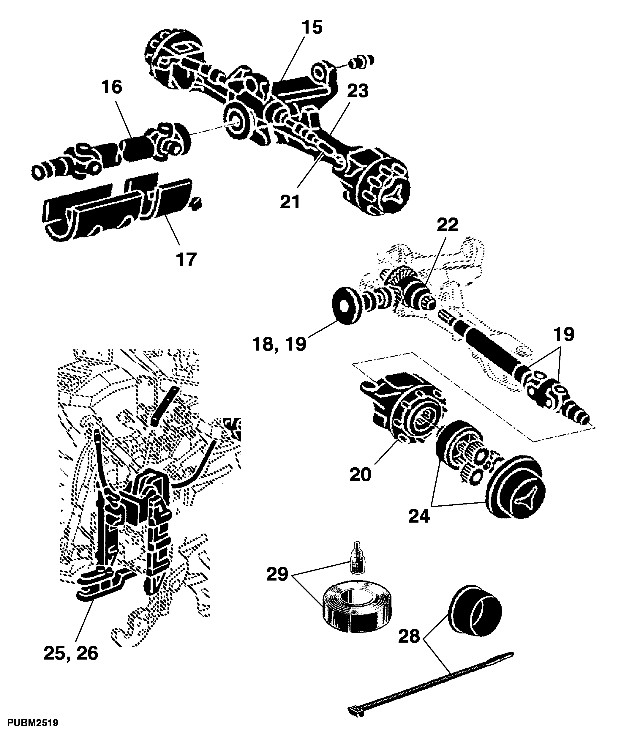 80 Frame, Front Axles, Sheets, Miscellaneous