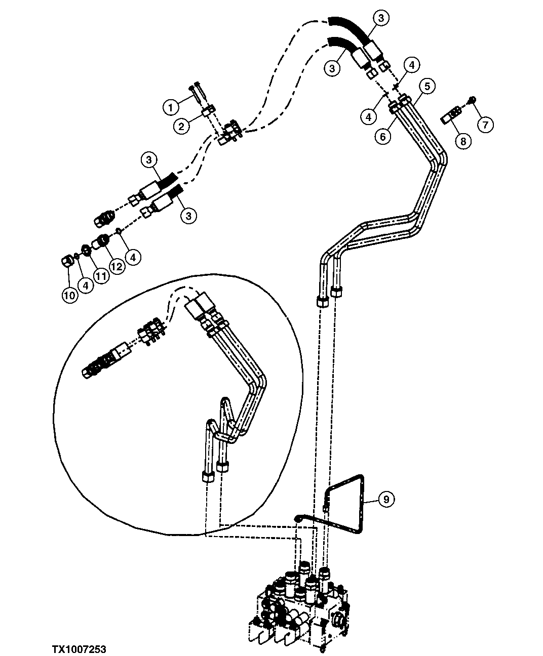 Fourth Function Auxiliary Hydraulics (For Use With Tool Carrier or Log Loader) ( - 568711)