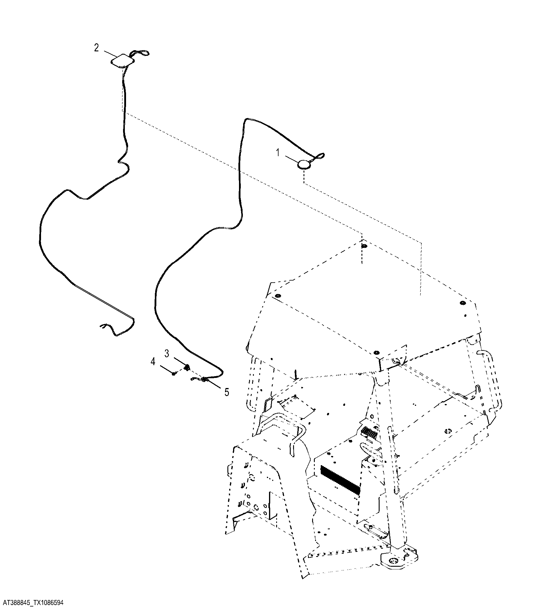 JDLink™; Antenna (MTG-Cellular and SAT-Satellite) (Canopy)
