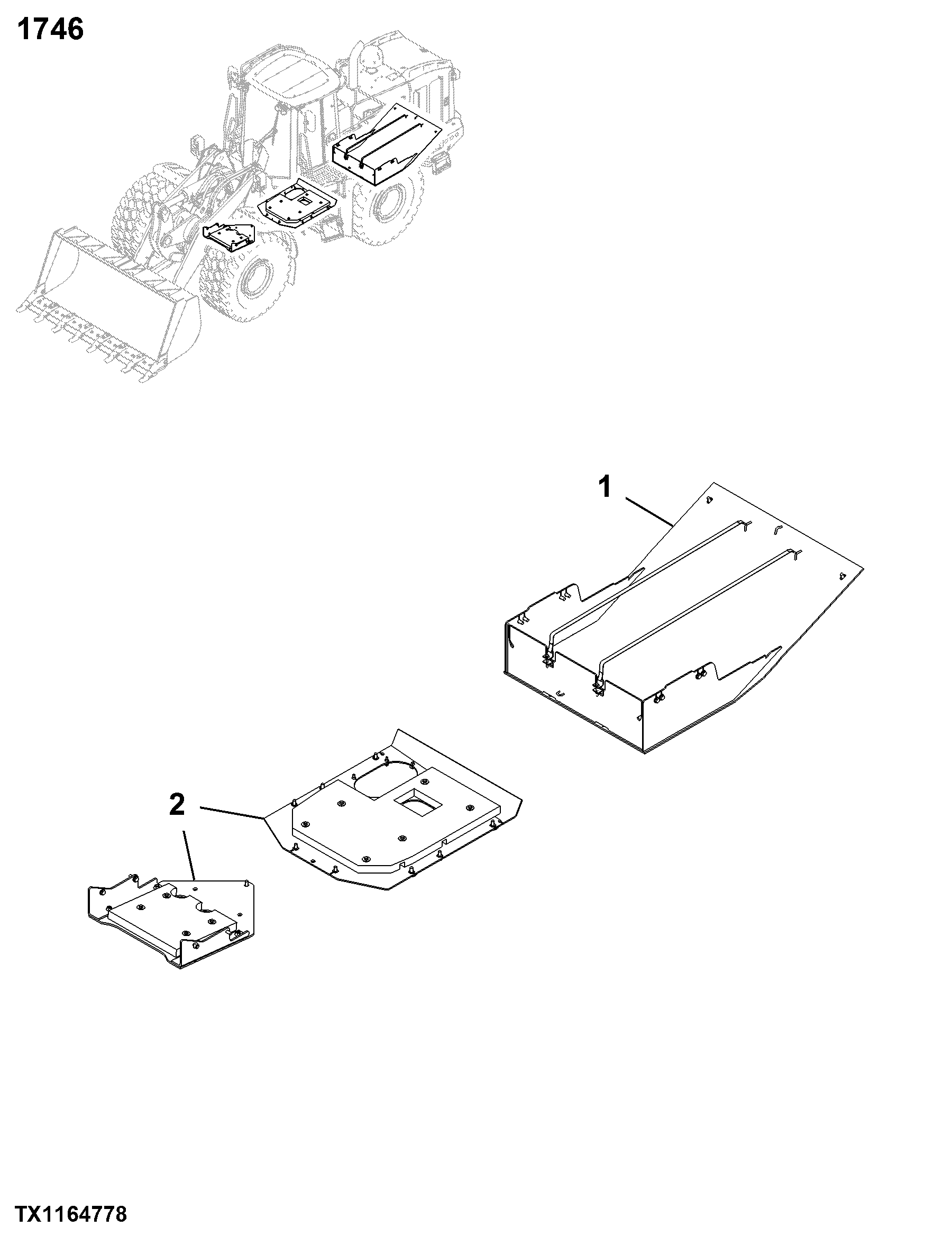 1746 Frame Bottom Guards