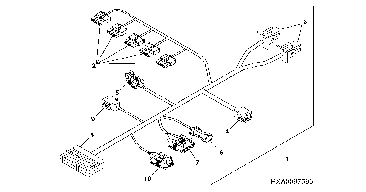 WIRING HARNESS (SCV CONTROL)(ELECTRO HYDRAULIC)