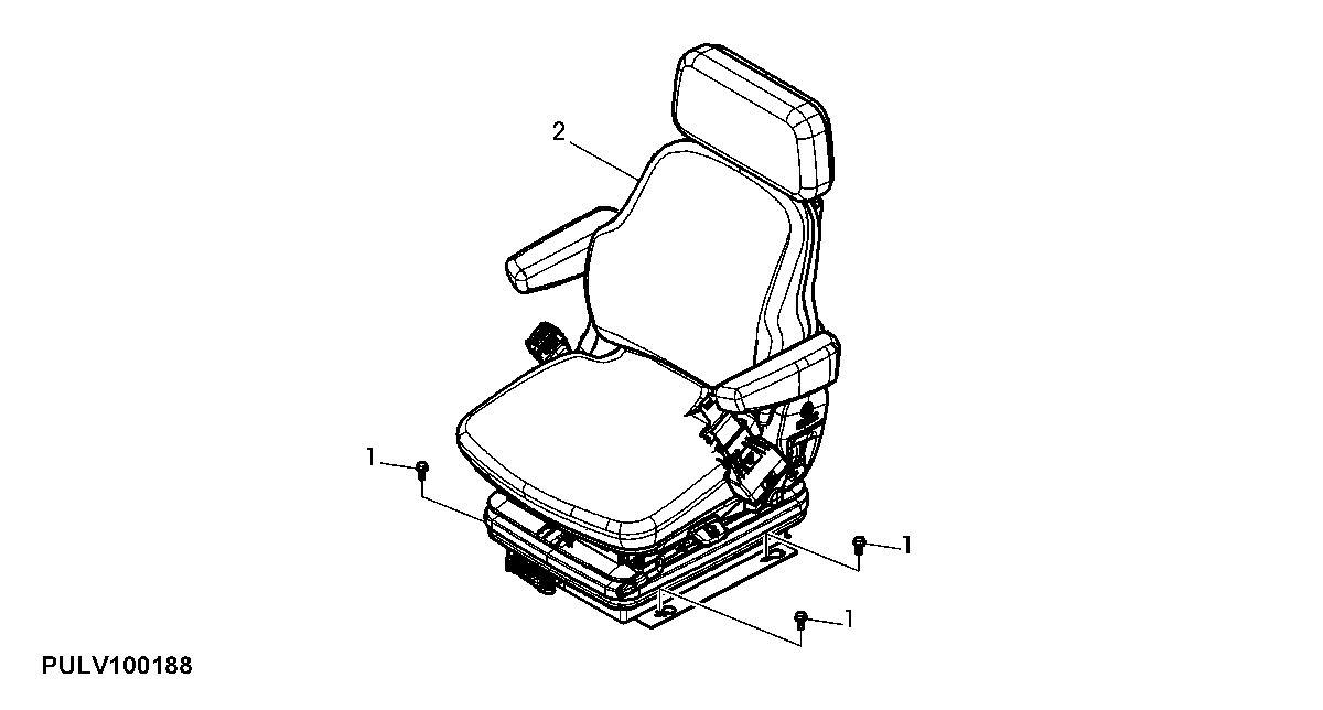 SEAT, OPEN OPERATOR'S STATION