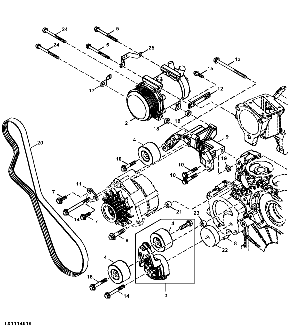 Air Conditioning Compressor (Complete Assembly)