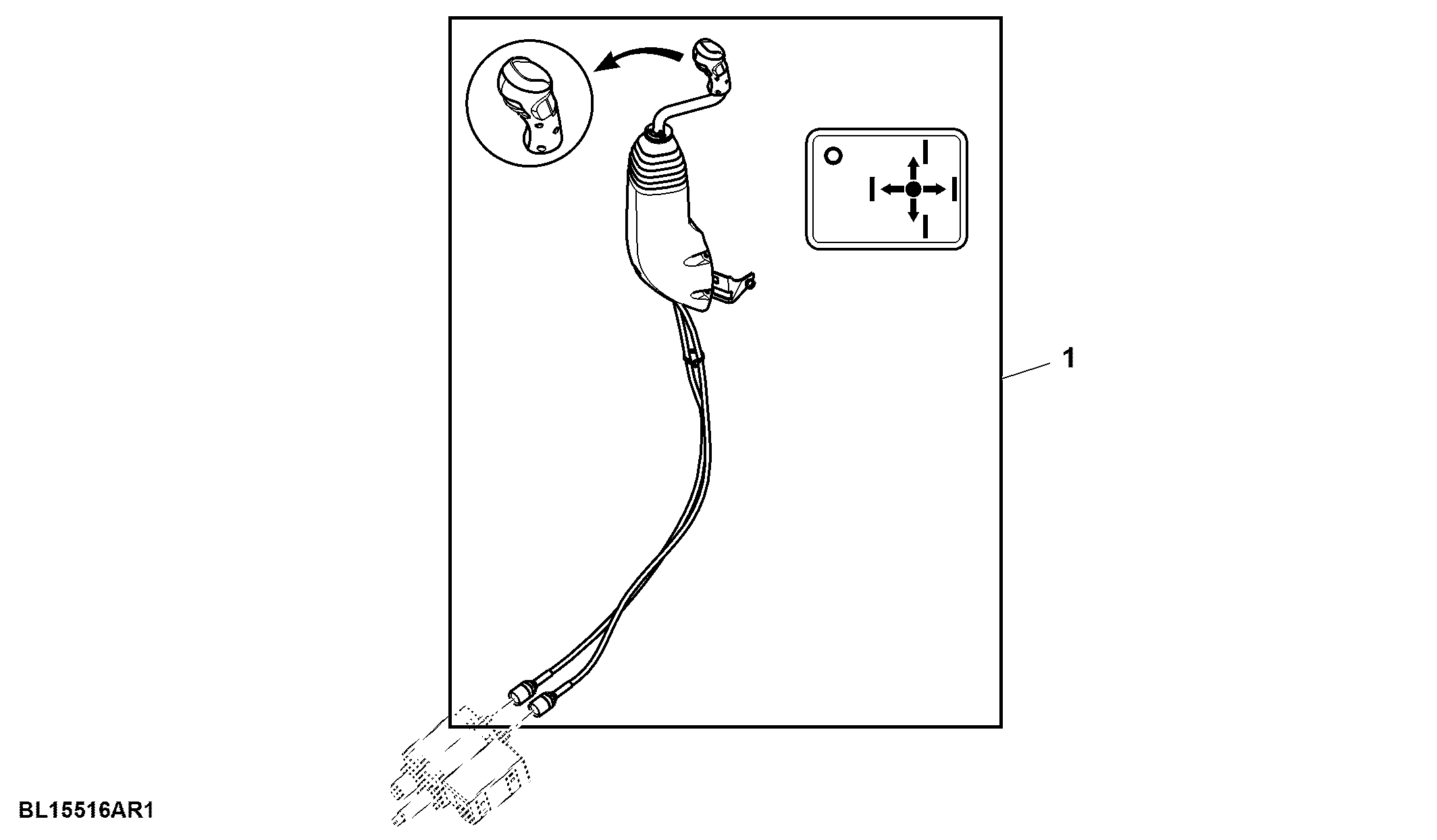 Attachment, Multi-Function Lever, Mechanical SCV, W/ 2-Functions