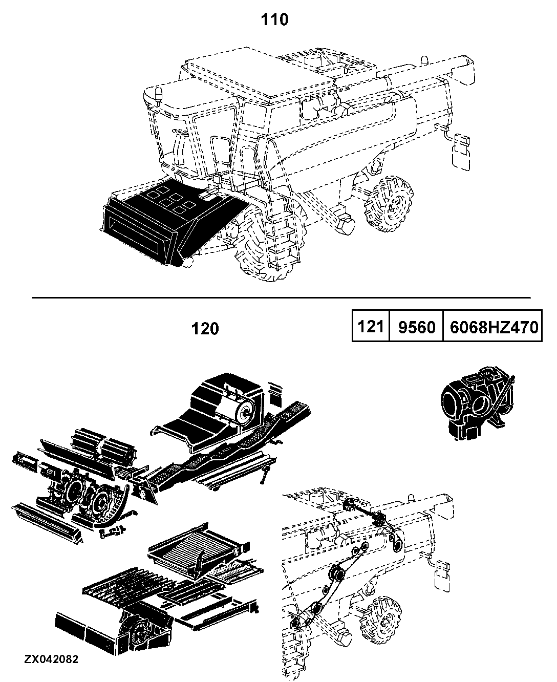 9540i WTS,9560i WTS,9580i WTS Combines (s.n. 080016- ) Europe Edition