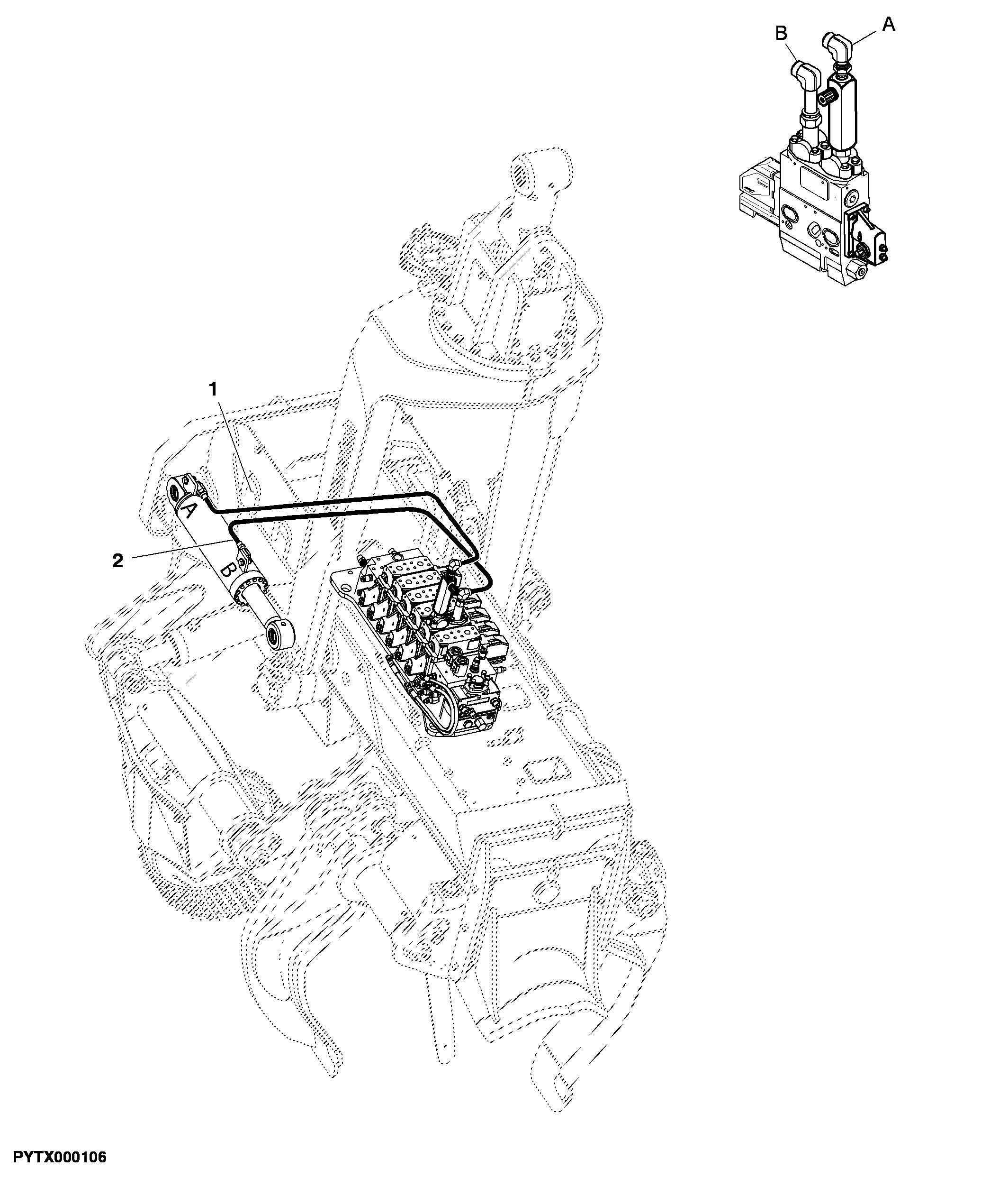 Tilt Cylinder Hoses