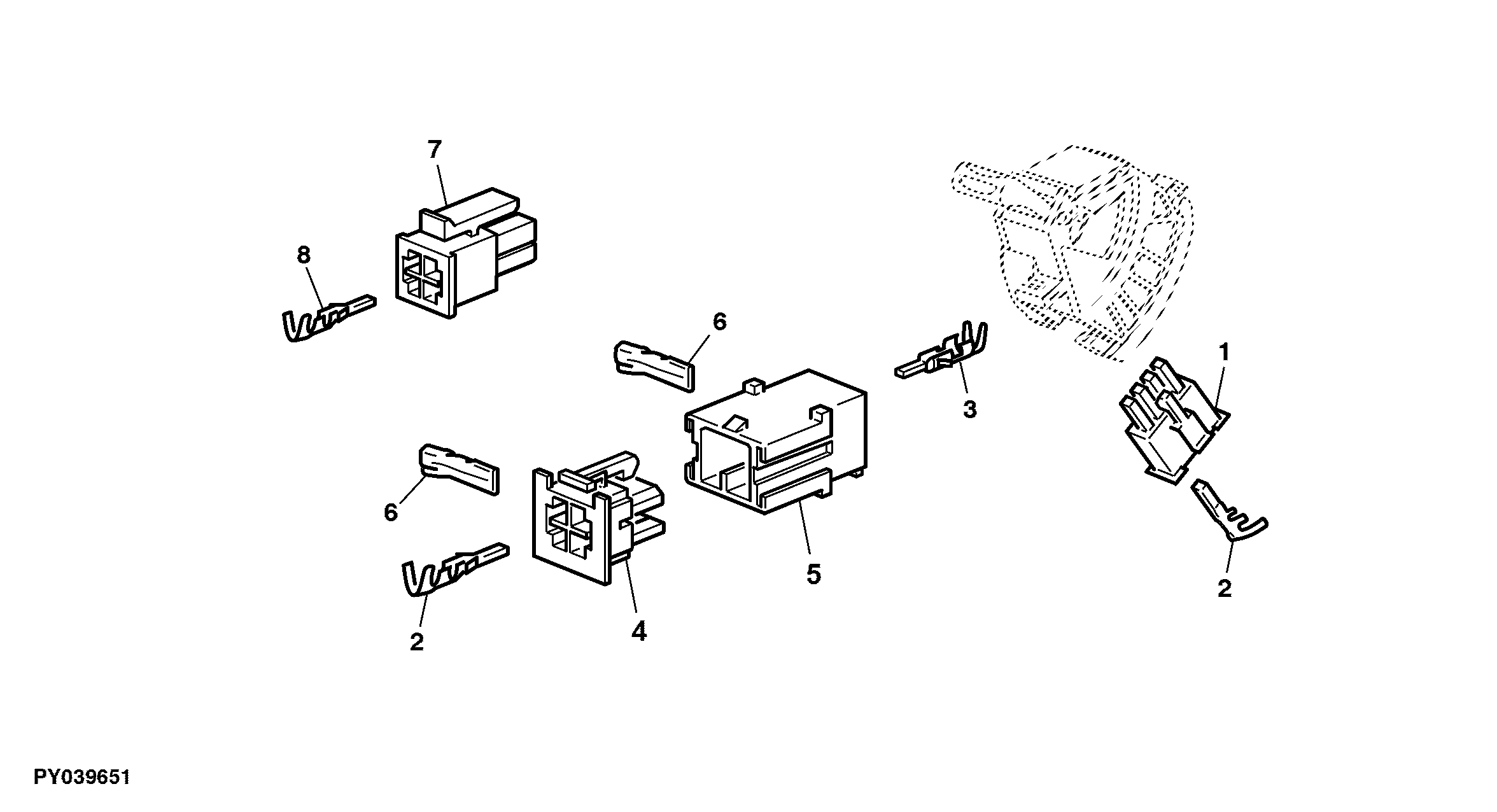 Connectors, CommandARM™, CommandCentre™, Switch Module CSM and Refrigerator
