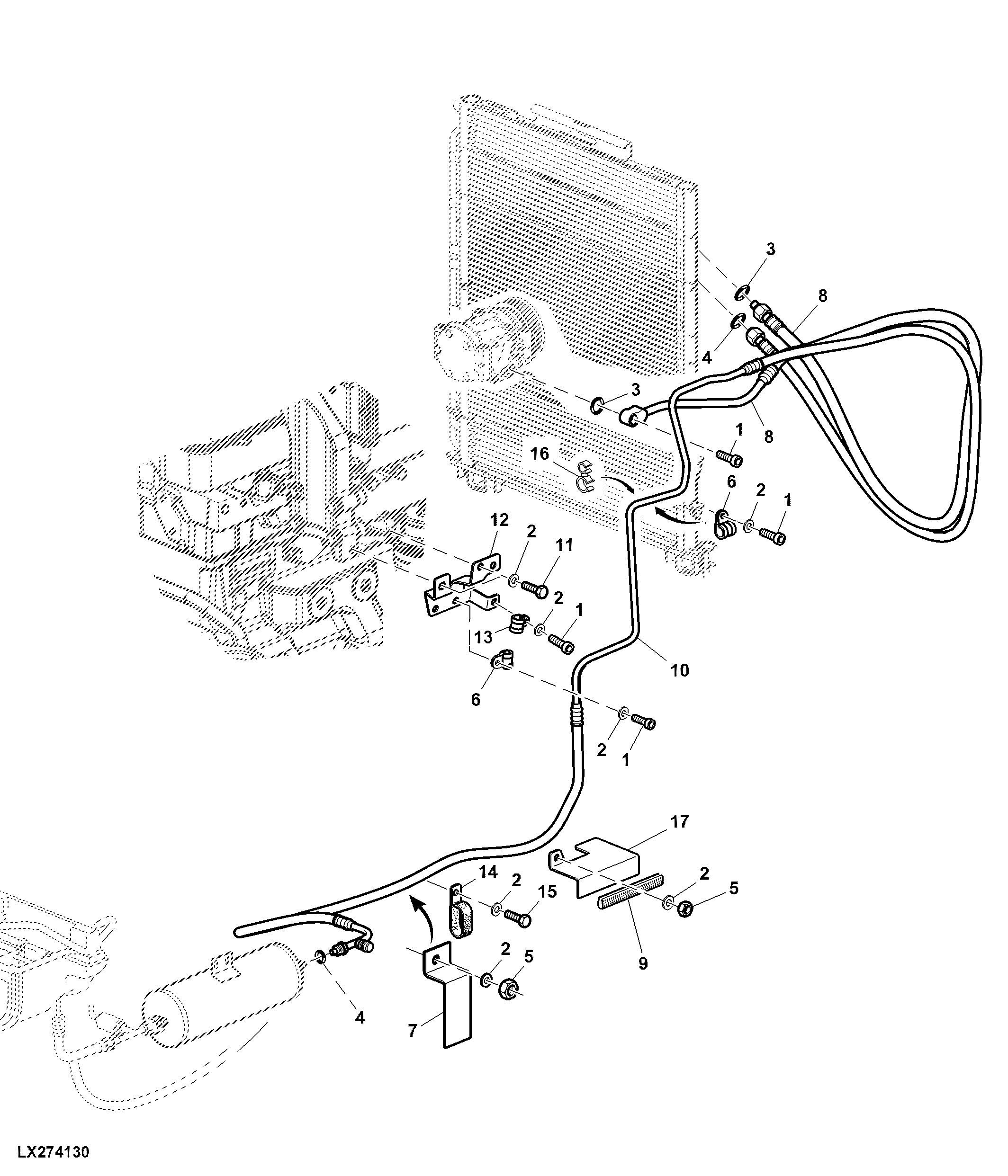 LINES, AIR CONDITIONING, FIELD INSTALLATION KIT