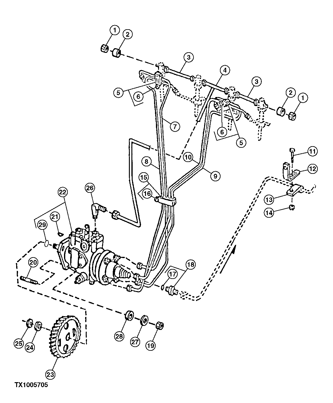 FUEL INJECTION SYSTEM (TO4045TT082 AND PE4045TT082) (STANADYNE)