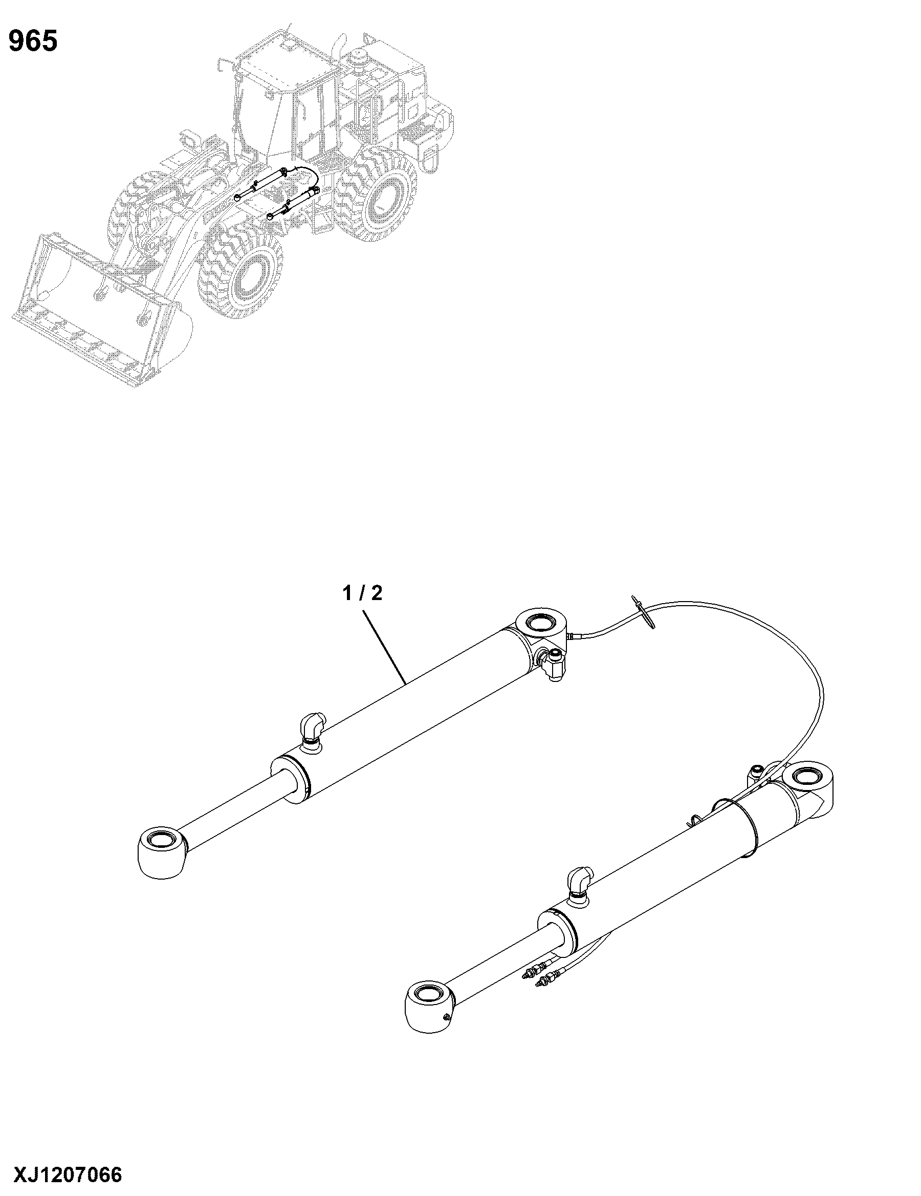 0965 Steering Cylinders