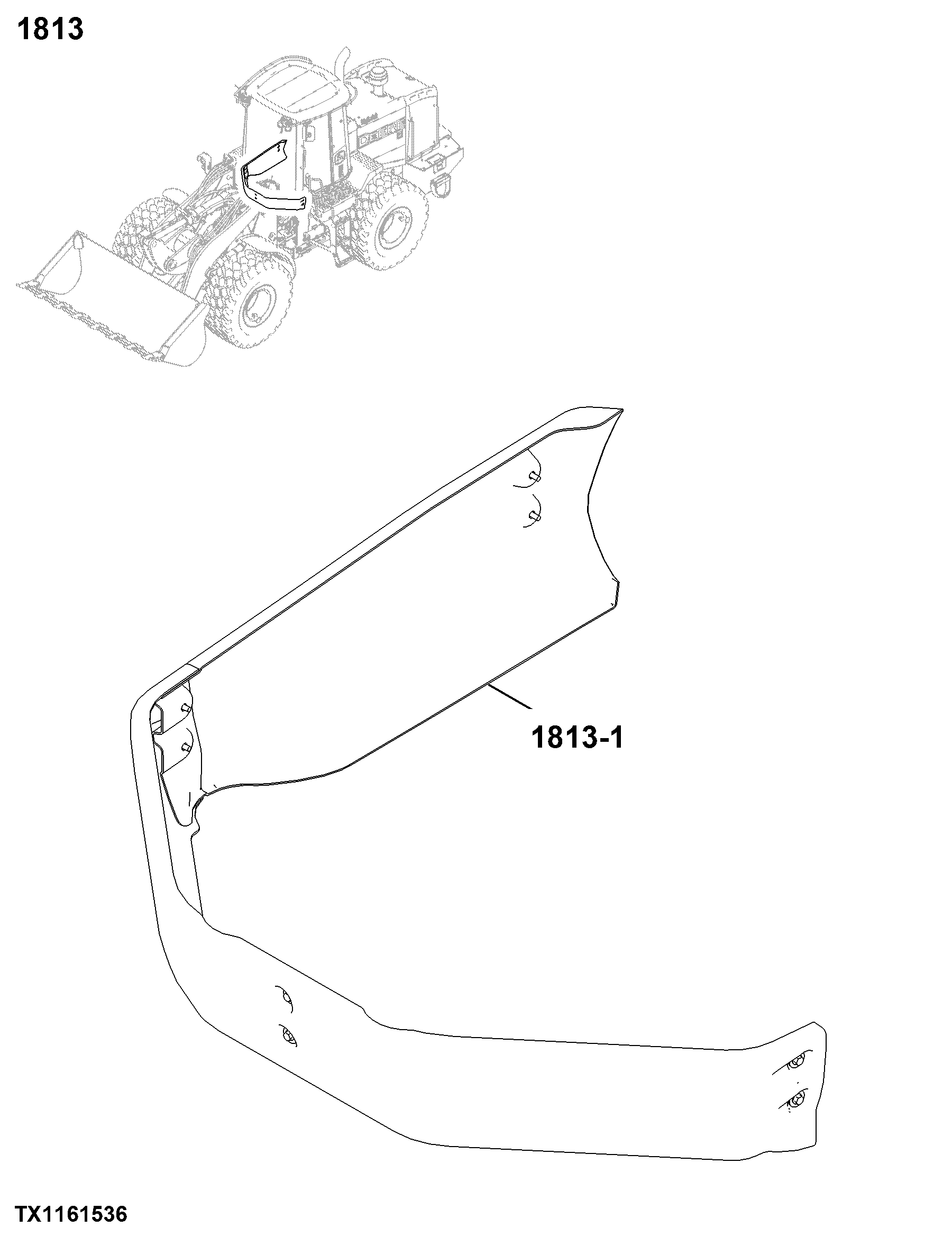 1813 Body Sides, Doors, Shields, and Glazing
