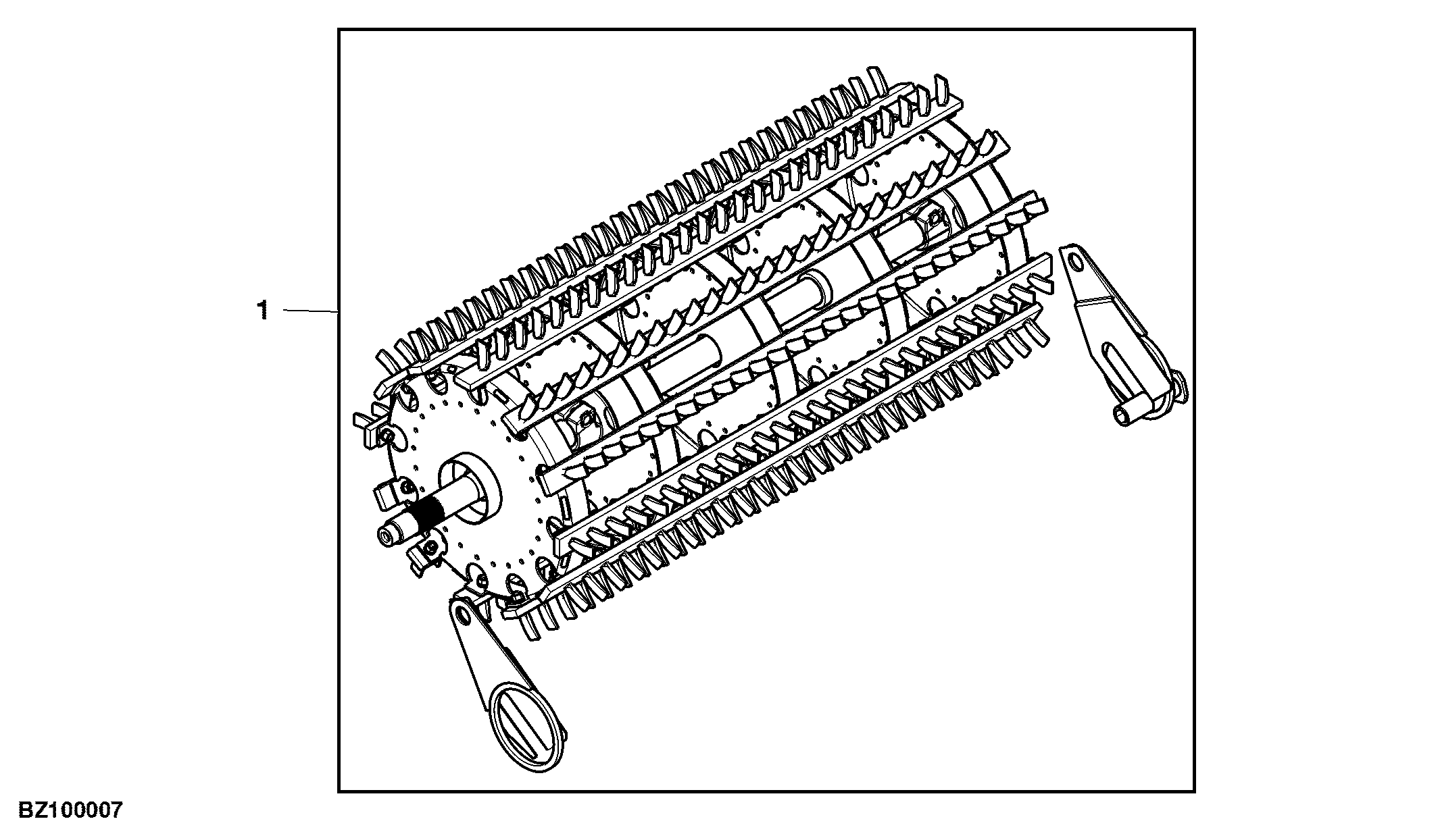 Attachment, Spike Tooth Cylinder