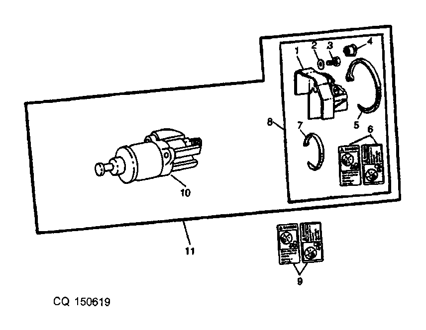 COMPONENTES DO MOTOR DE PARTIDA - MOTOR 7.6L
