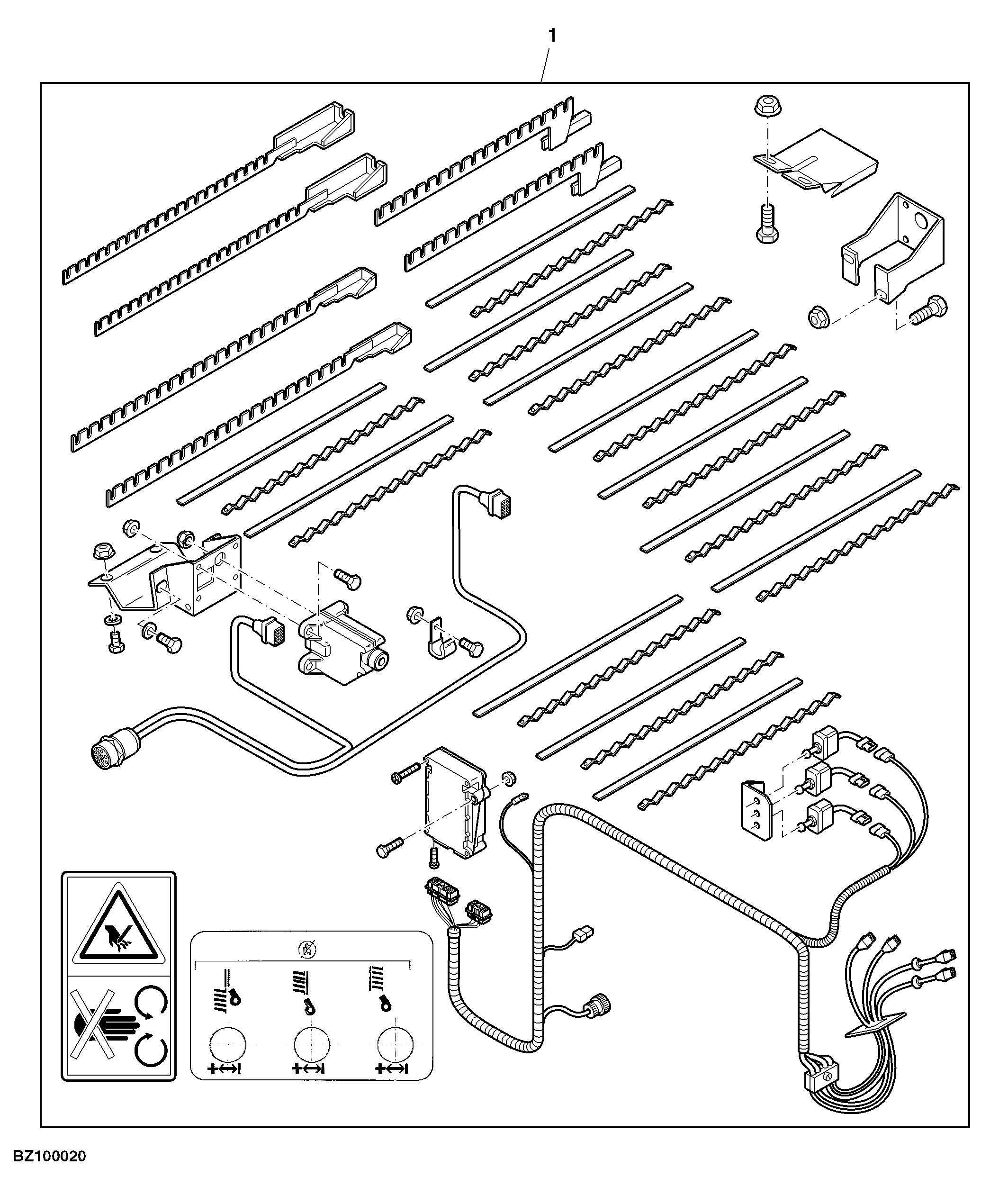 Electrical Adjust Cleaning Shoe Elements, Attachment