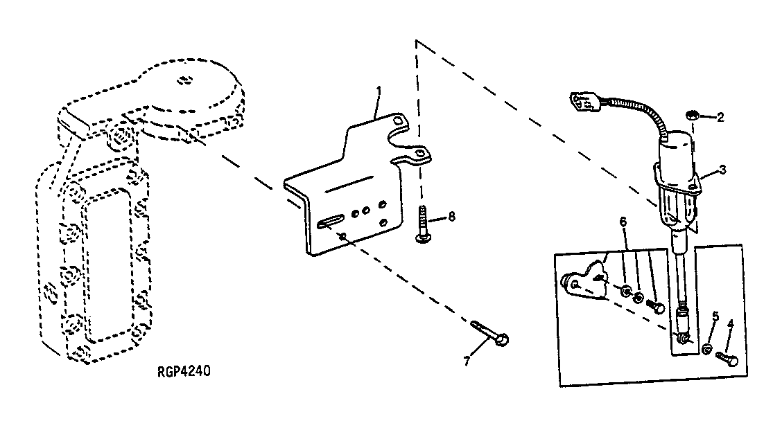 FUEL SHUT-OFF BRACKET AND ELECTRIC SHUT-OFF SOLENOID
