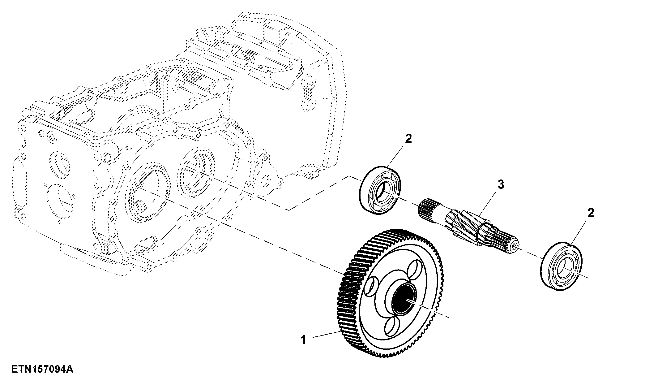 Final Drive, Rear Axle, For Puddling