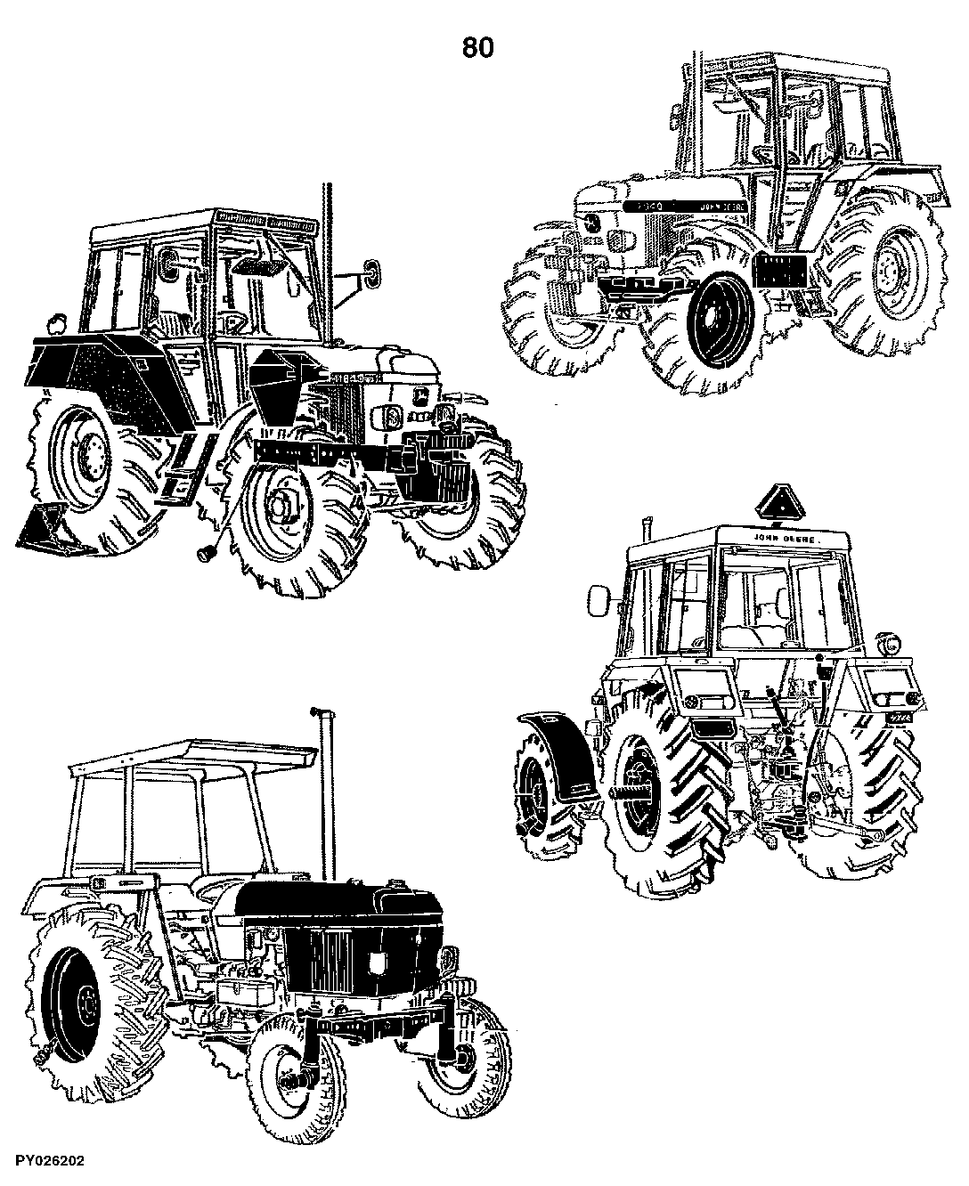 3040, 3140 Tractors (S.N. -429999) (Europe Edition)