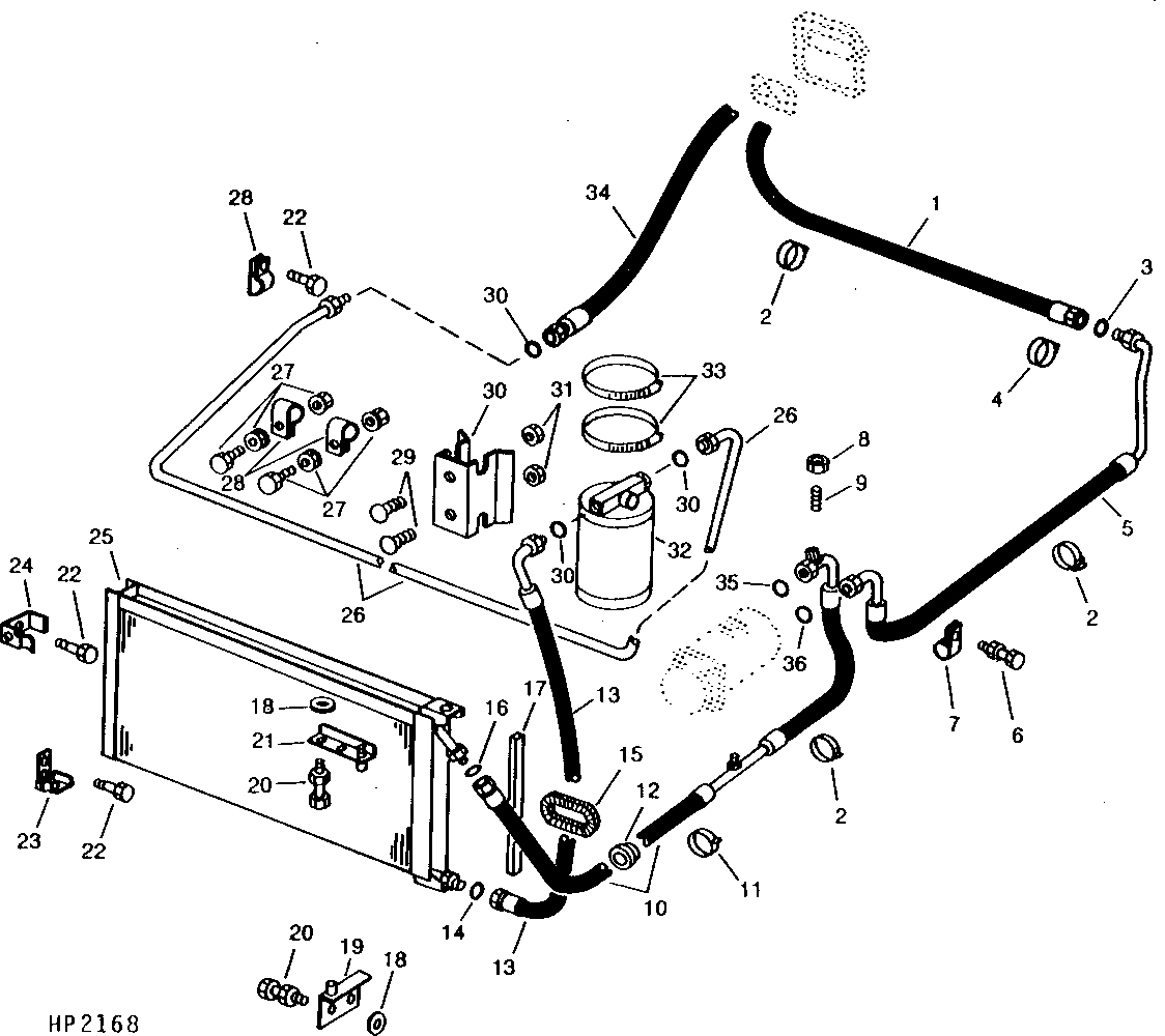 CONDENSER, RECEIVER, AND AIR CONDITIONER LINES (610401 - )