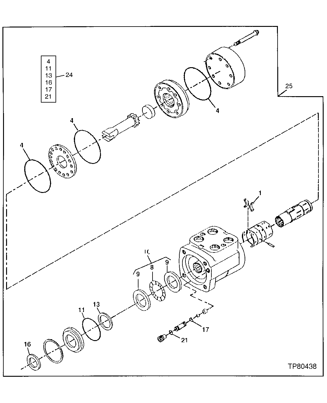 Replacement Steering Valve (Includes SN's 805622 - 805628) ( - 805150)