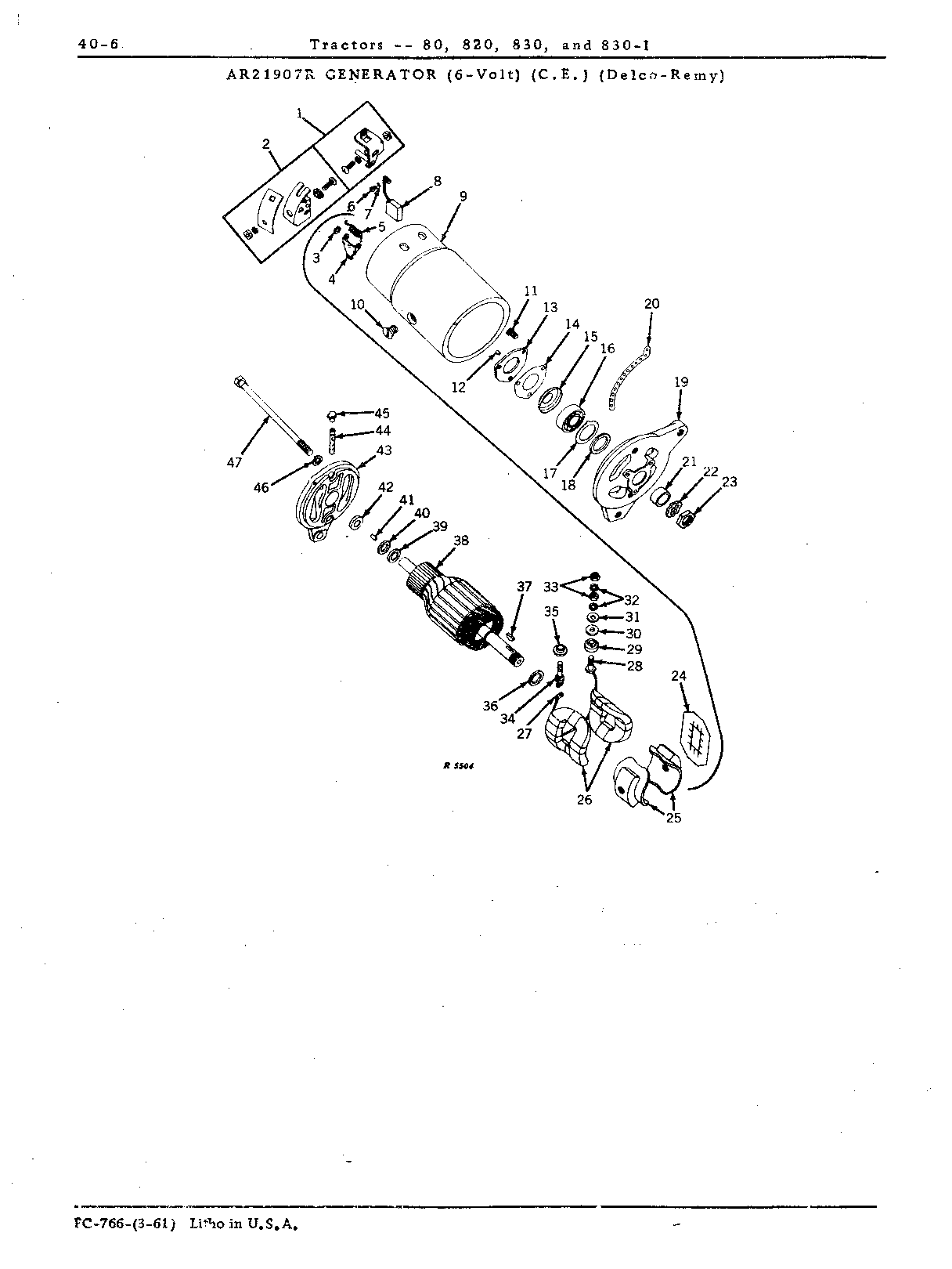 Generator (Parts) (Continued)