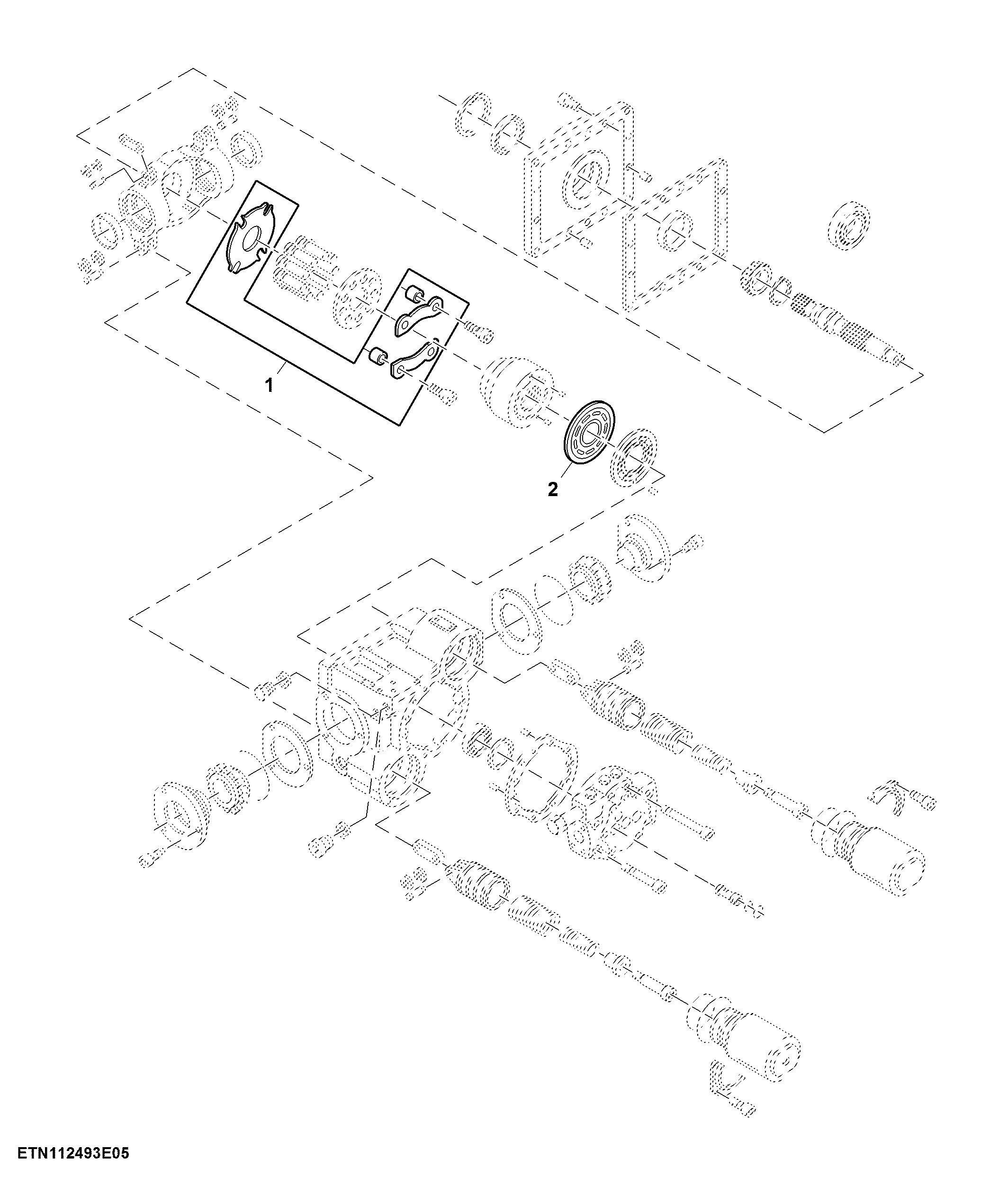 Hydraulic Pump Components for Push Button Shift Transmission, Final Tier 4 (3 of 3)