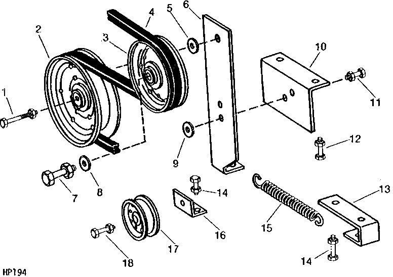 SHOE GRAIN SUPPLY AUGERS DRIVE TIGHTENER AND SHIELD
